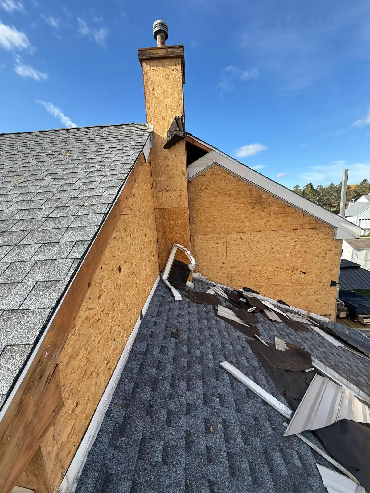 Asphalt shingle roof installation in Pennsylvania