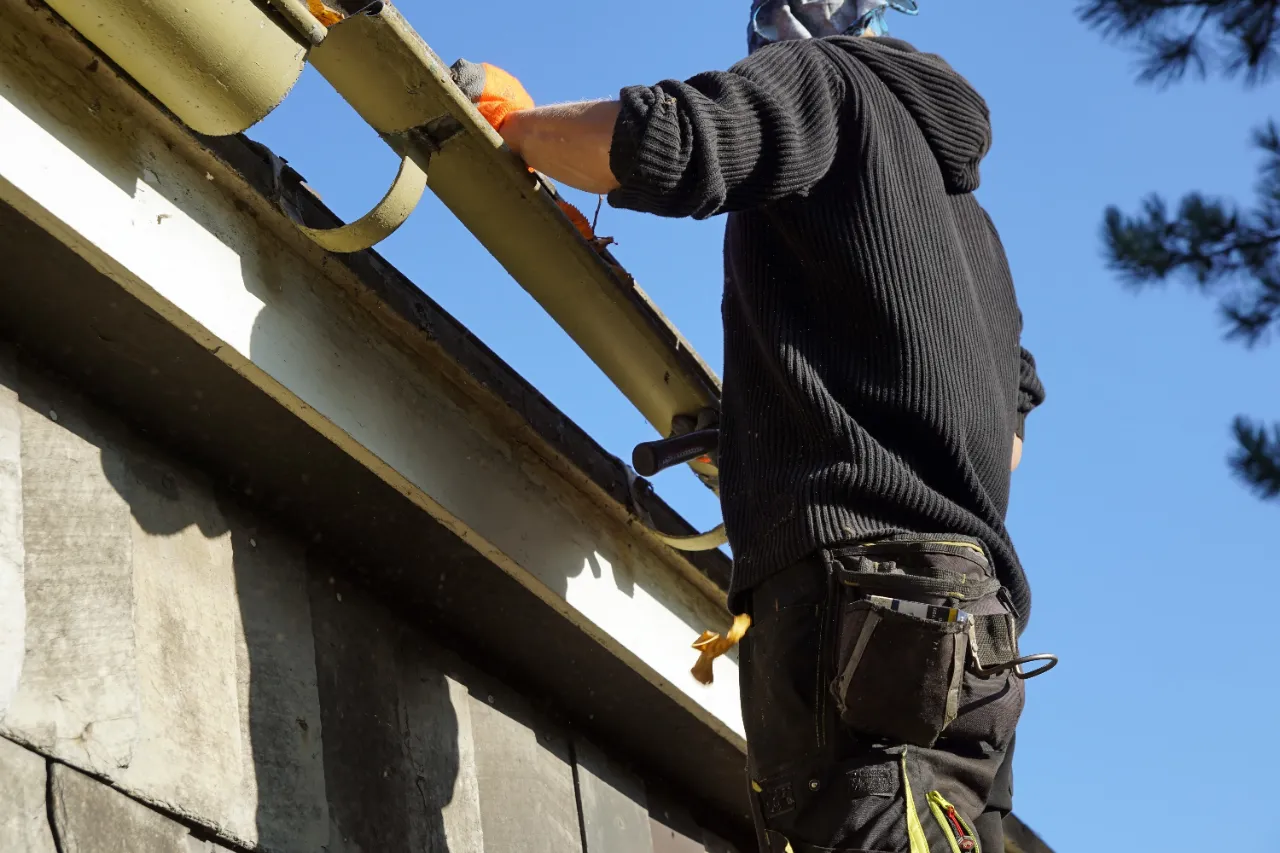 ProSiding Exterior gutters project 2